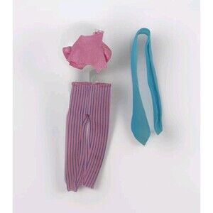 Vintage 1983 Great Shape Skipper #7417 Barbie Mattel Sash, DAMAGED Tights & Top